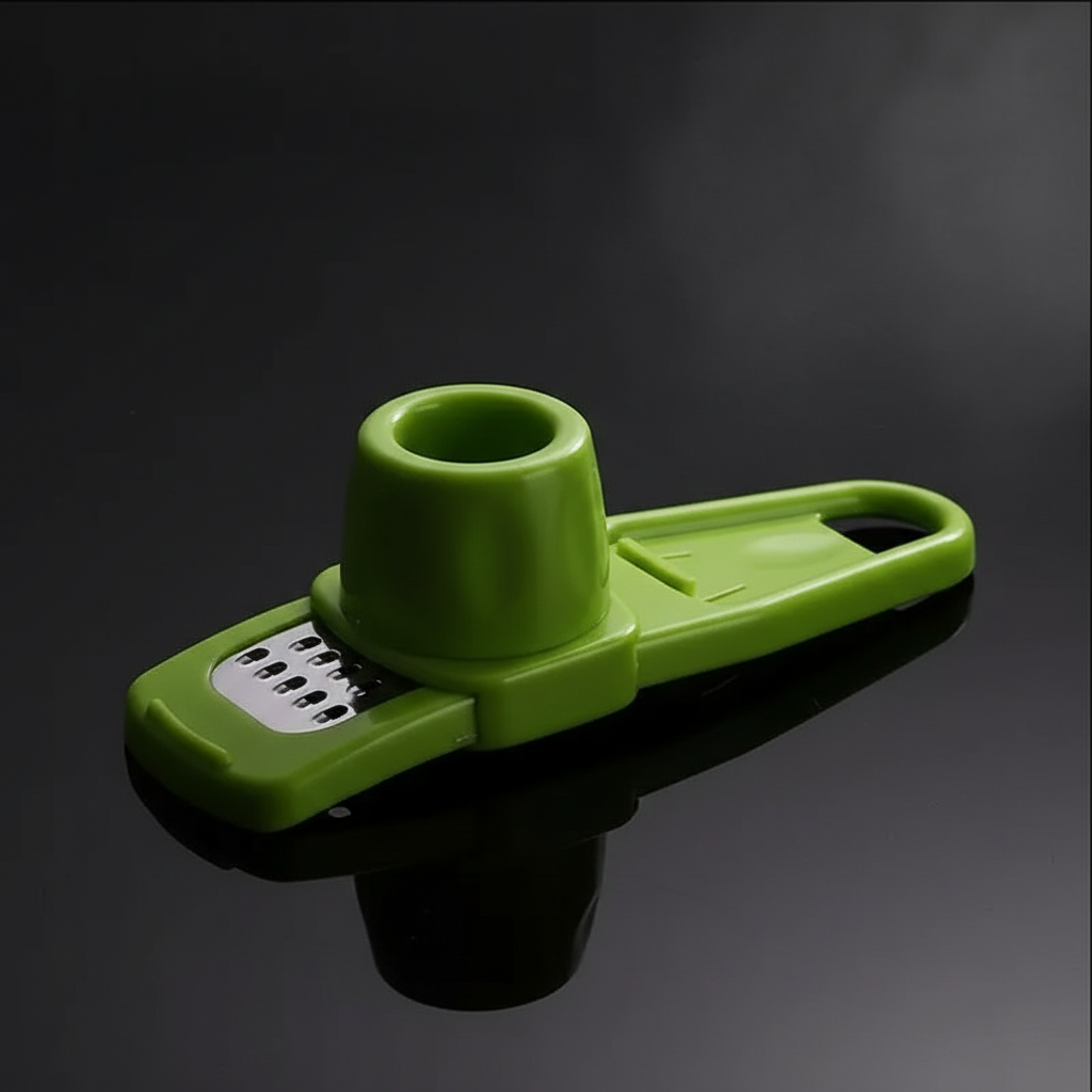 Mini broyeur d'ail manuel – hachoir compact pour ail, gingembre et épices
